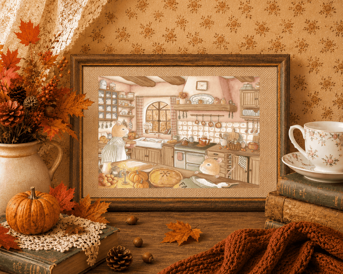 Illustration "Cuisine d'Automne"