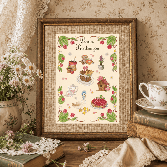 Illustration "Doux Printemps"