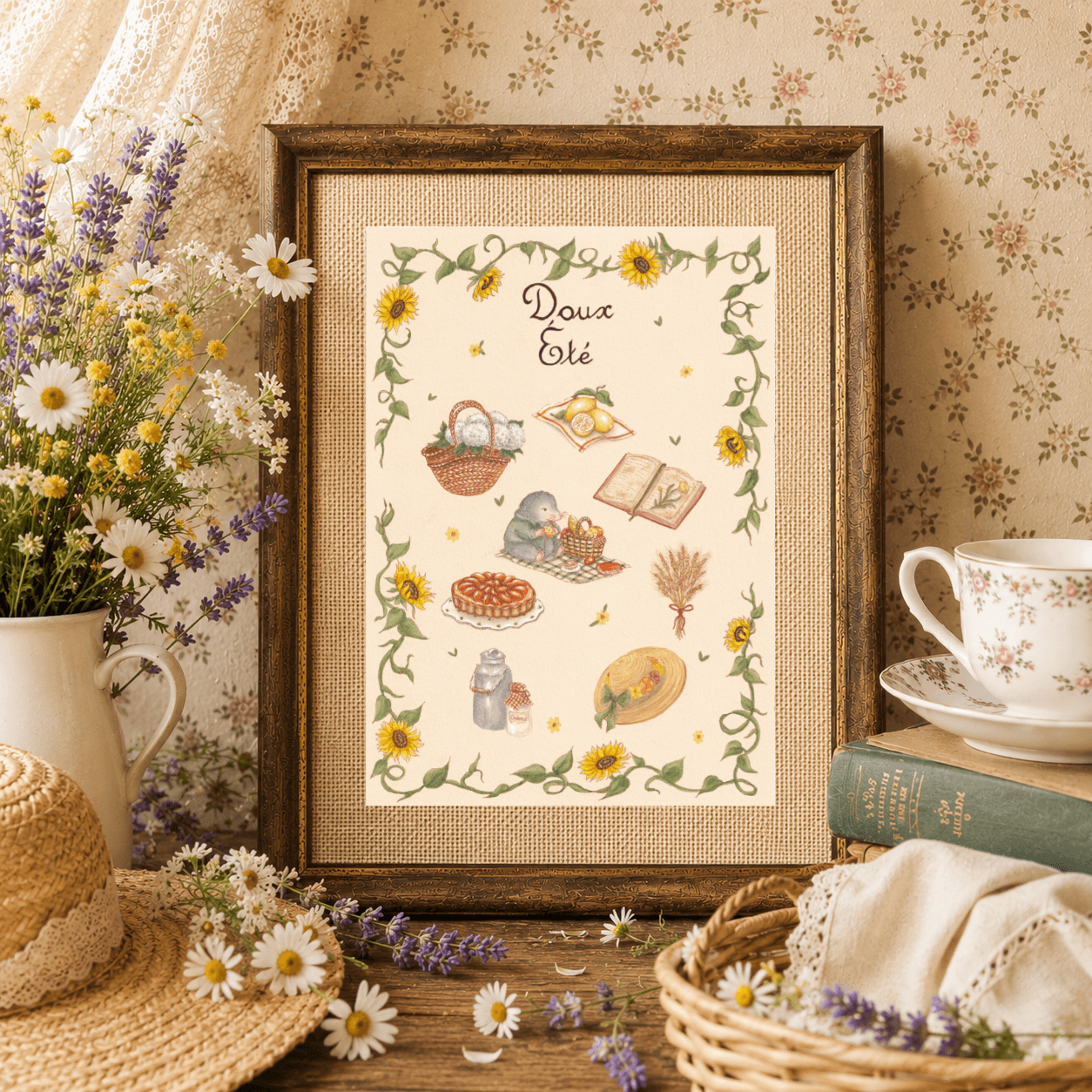 Illustration "Doux Été"