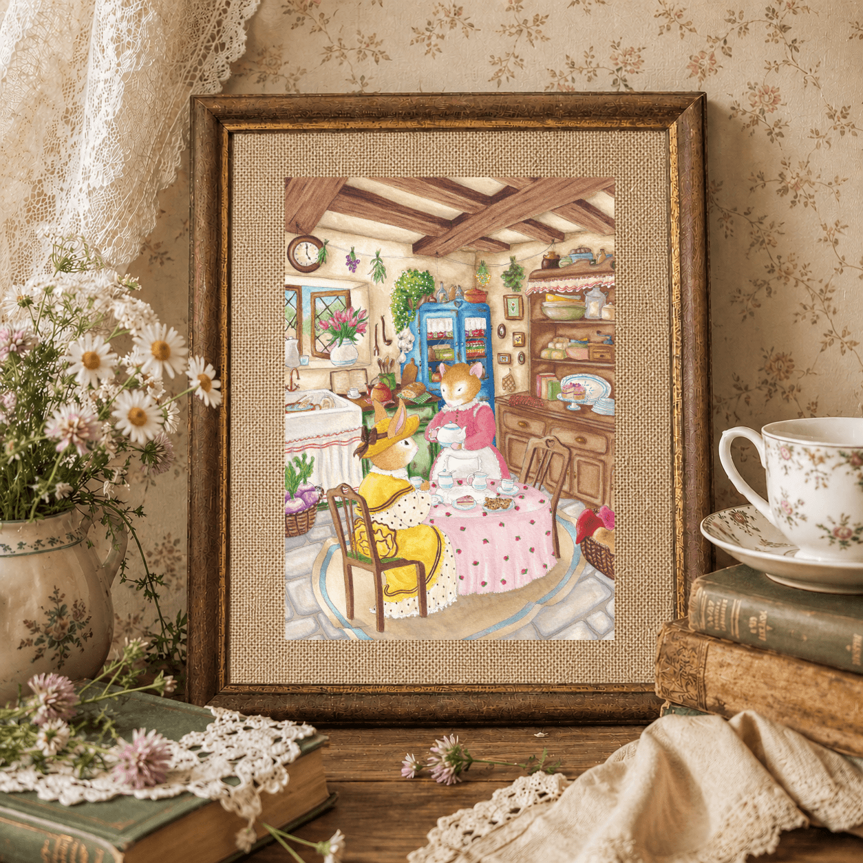 Illustration "Gouter Entre Amies"