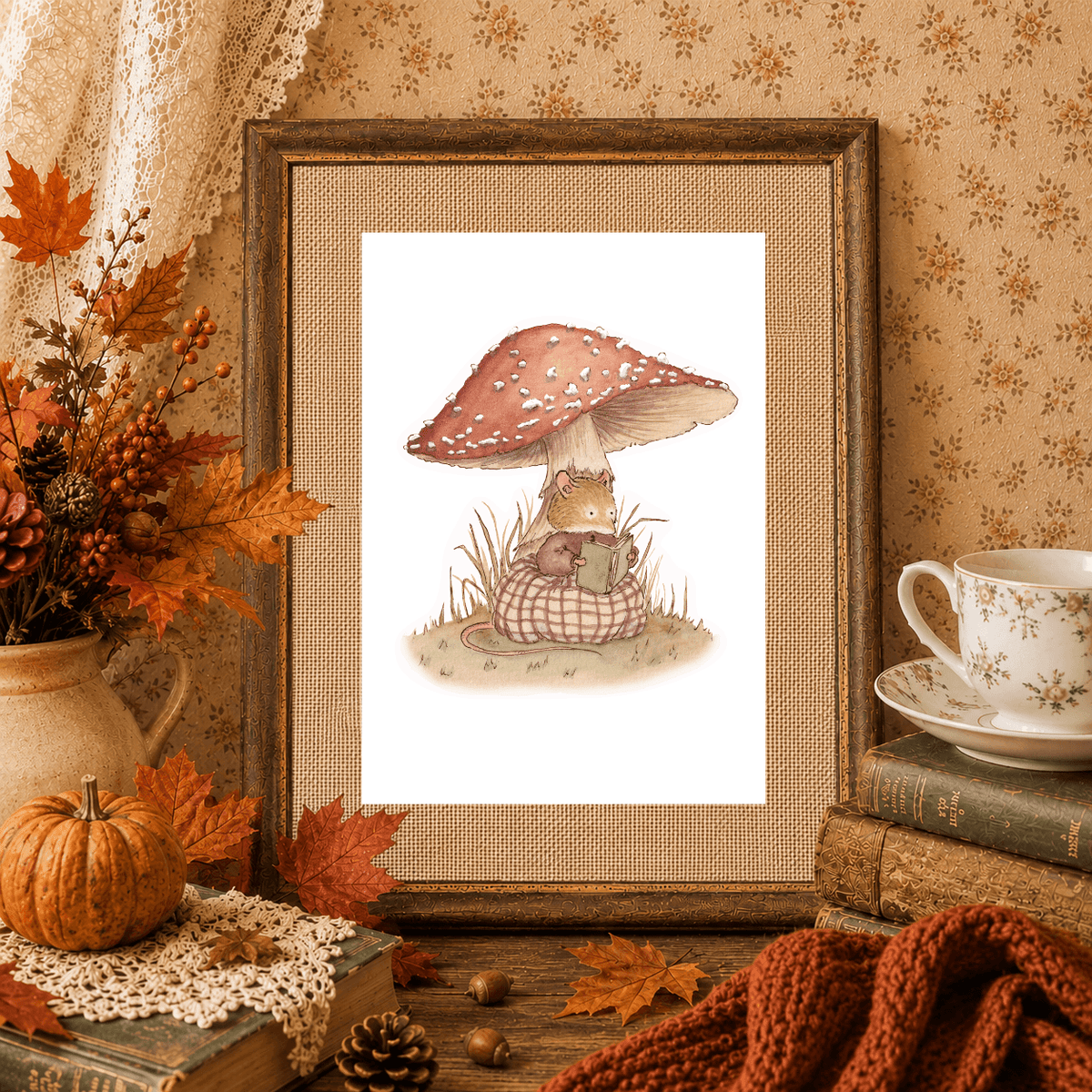 Illustration "Lecture Champignon"