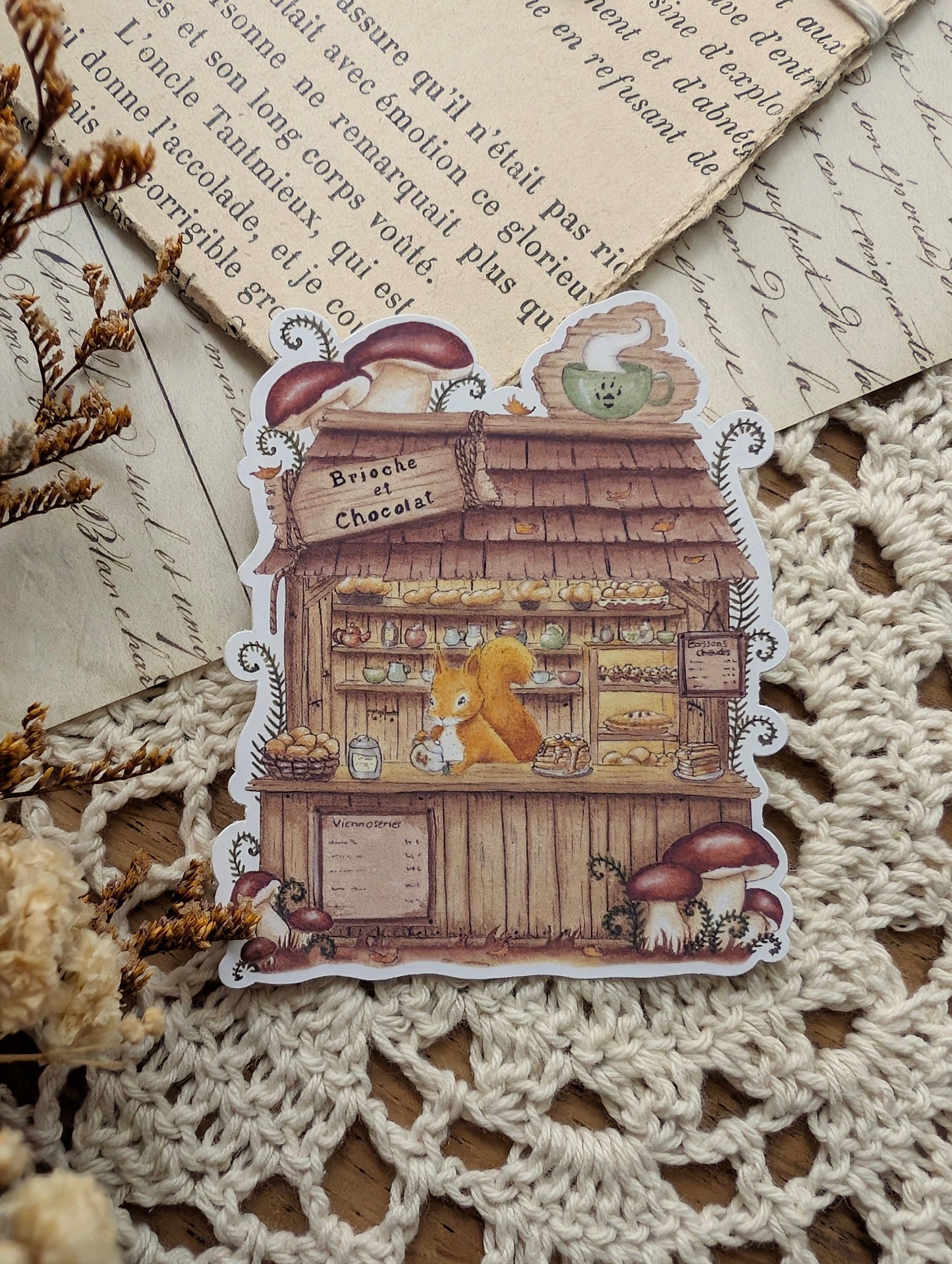 Sticker "Brioche et Chocolat" Cosy Del Cottage
