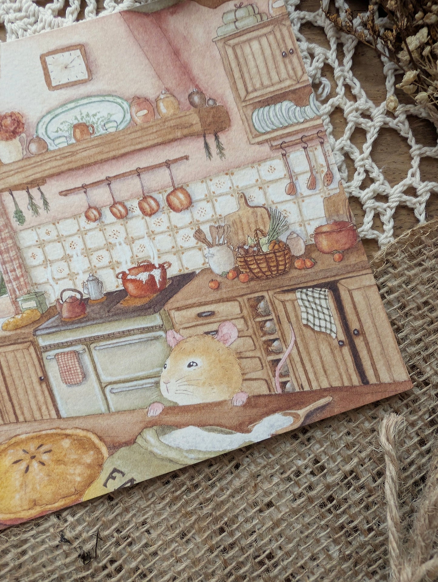 Illustration "Cuisine d'Automne" Cosy Del Cottage