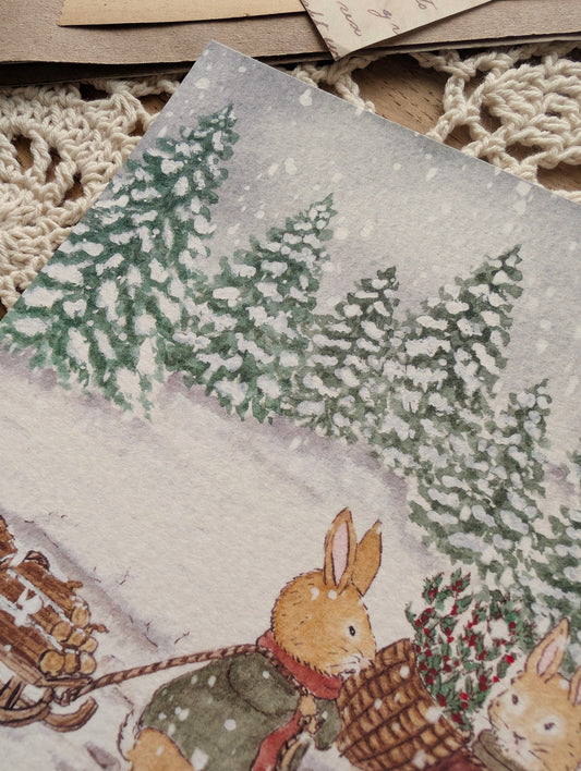 Illustration "Retour au Cottage" Cosy Del Cottage