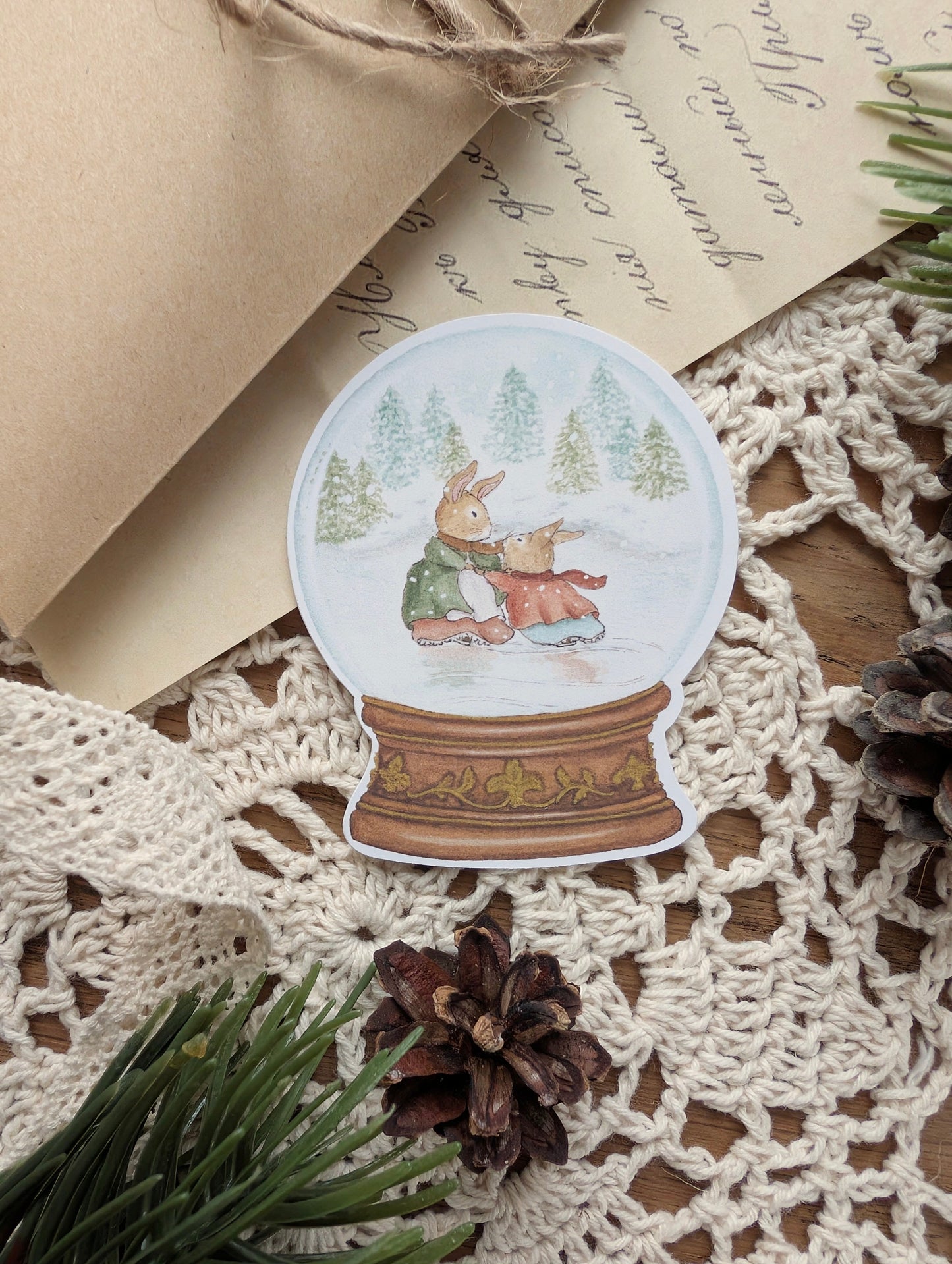 Sticker "Patin à Glace" Cosy Del Cottage