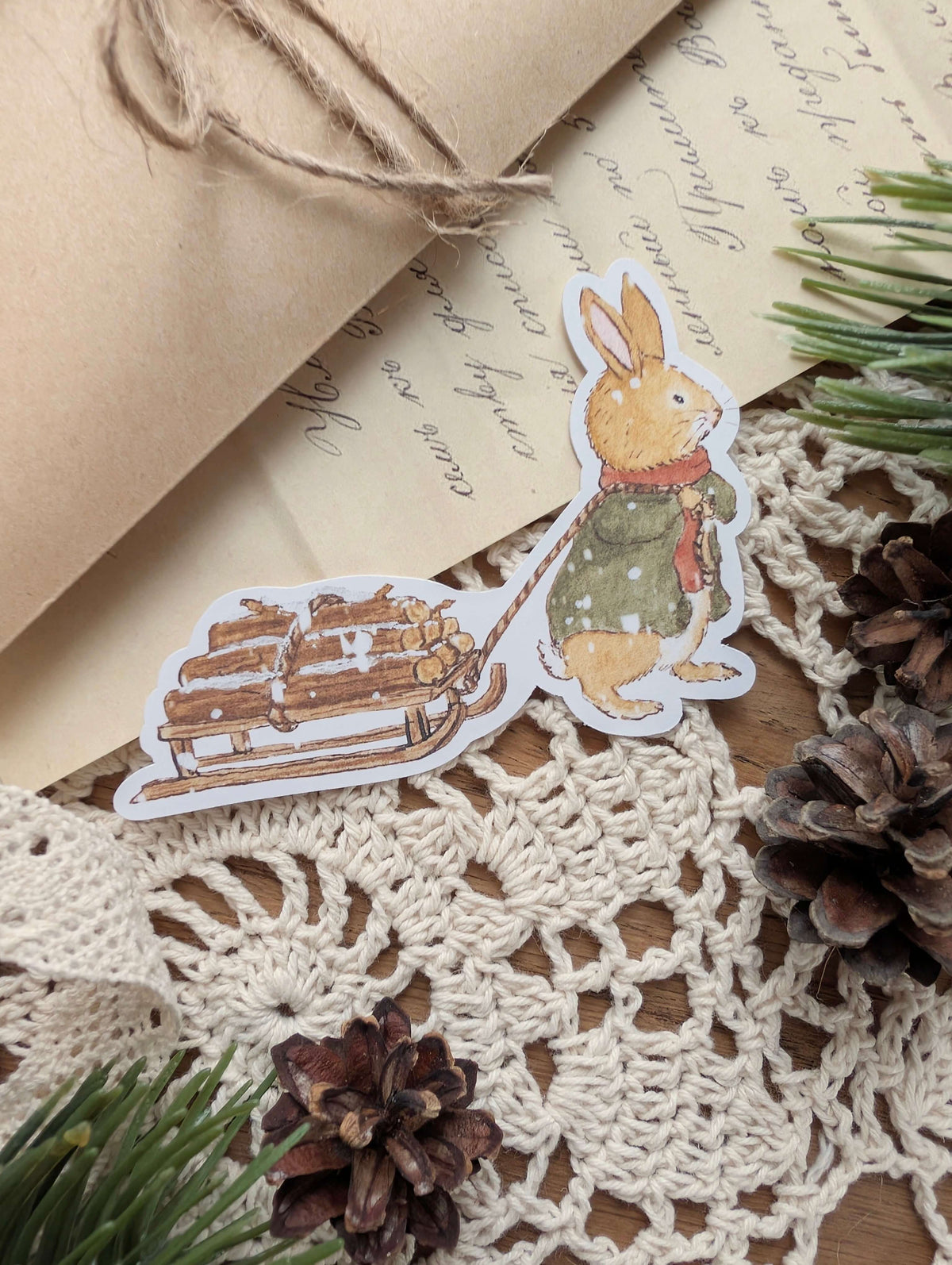 Sticker "Retour au Cottage" Cosy Del Cottage