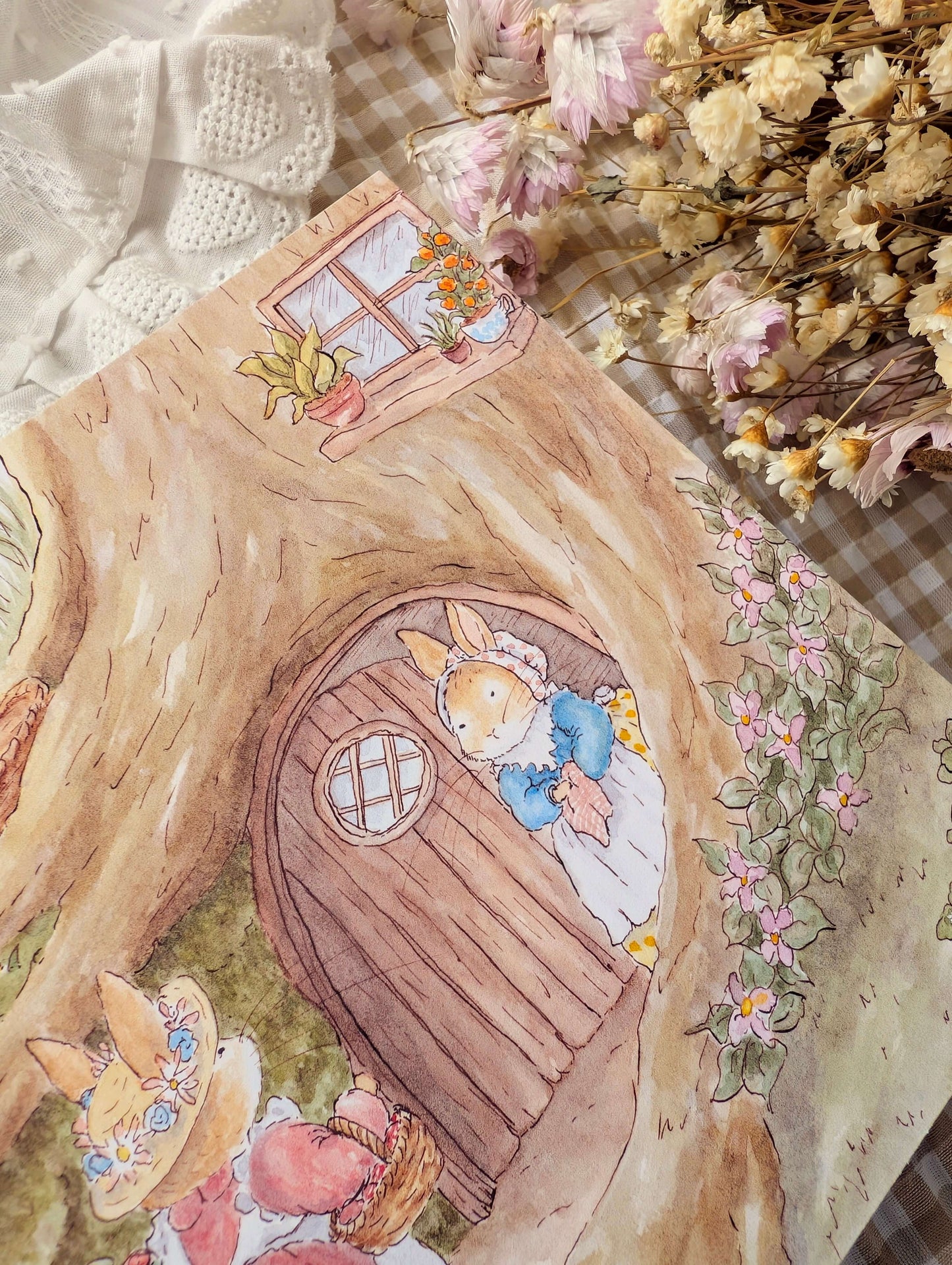 Illustration "Visite au Vieux Chêne"