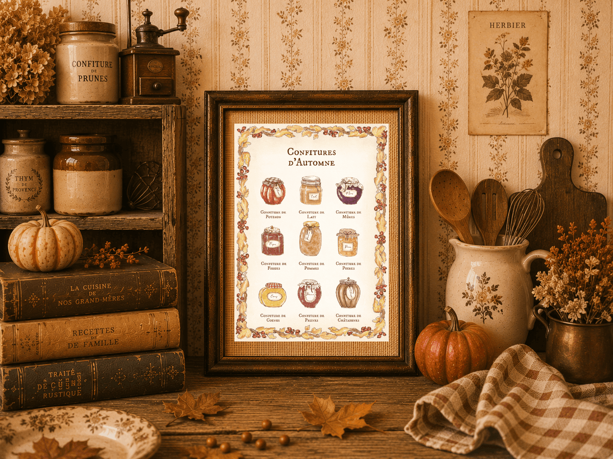 Illustration "Confitures d'Automne"