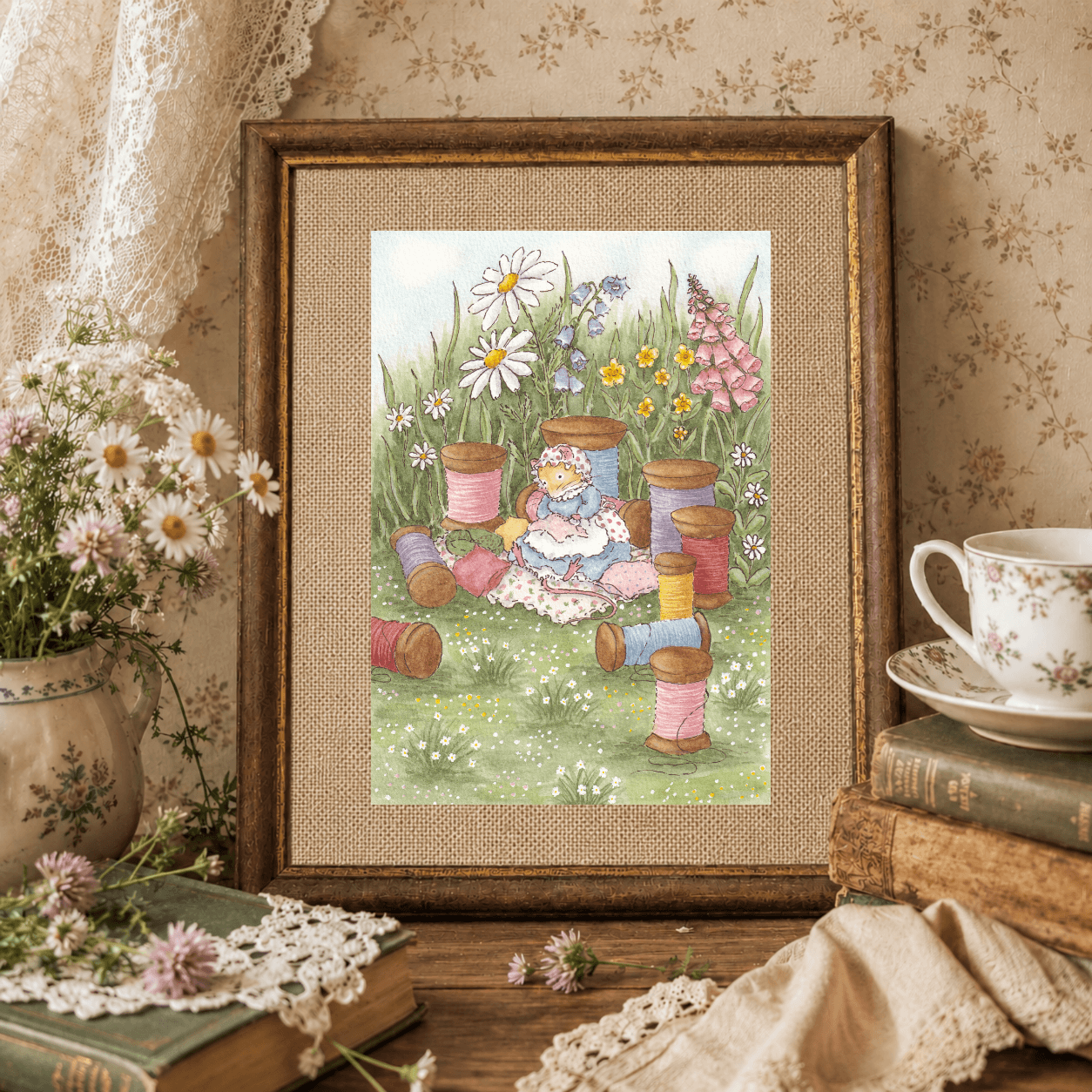 Illustration "Couture au Jardin"