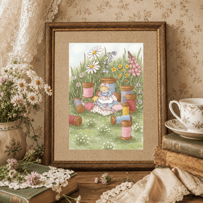 Illustration "Couture au Jardin"