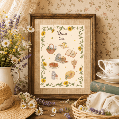 Illustration "Doux Été"