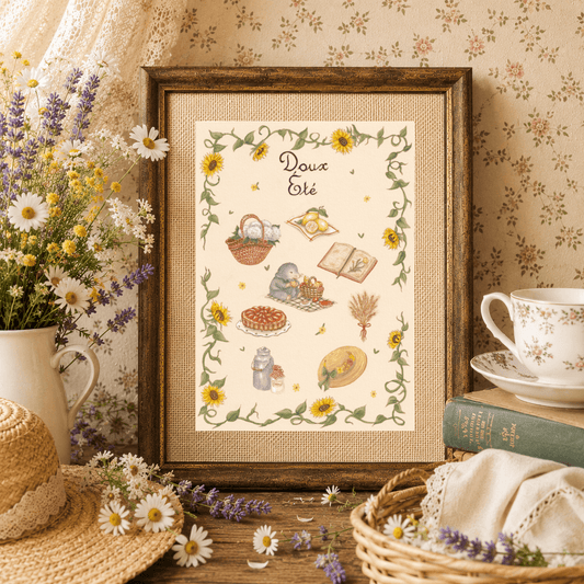 Illustration "Doux Été"
