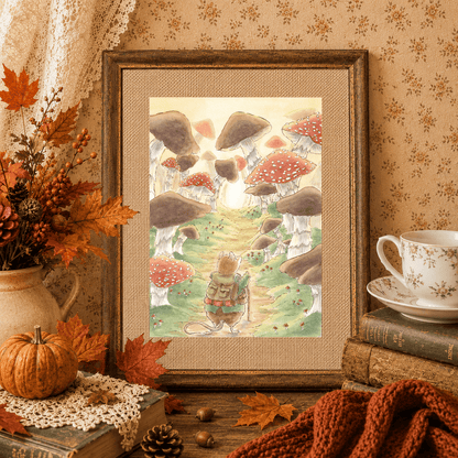 Illustration "La Forêt de Champignons"