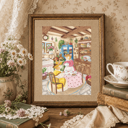 Illustration "Gouter Entre Amies"