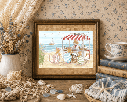 Illustration "Marchand de Glaces"