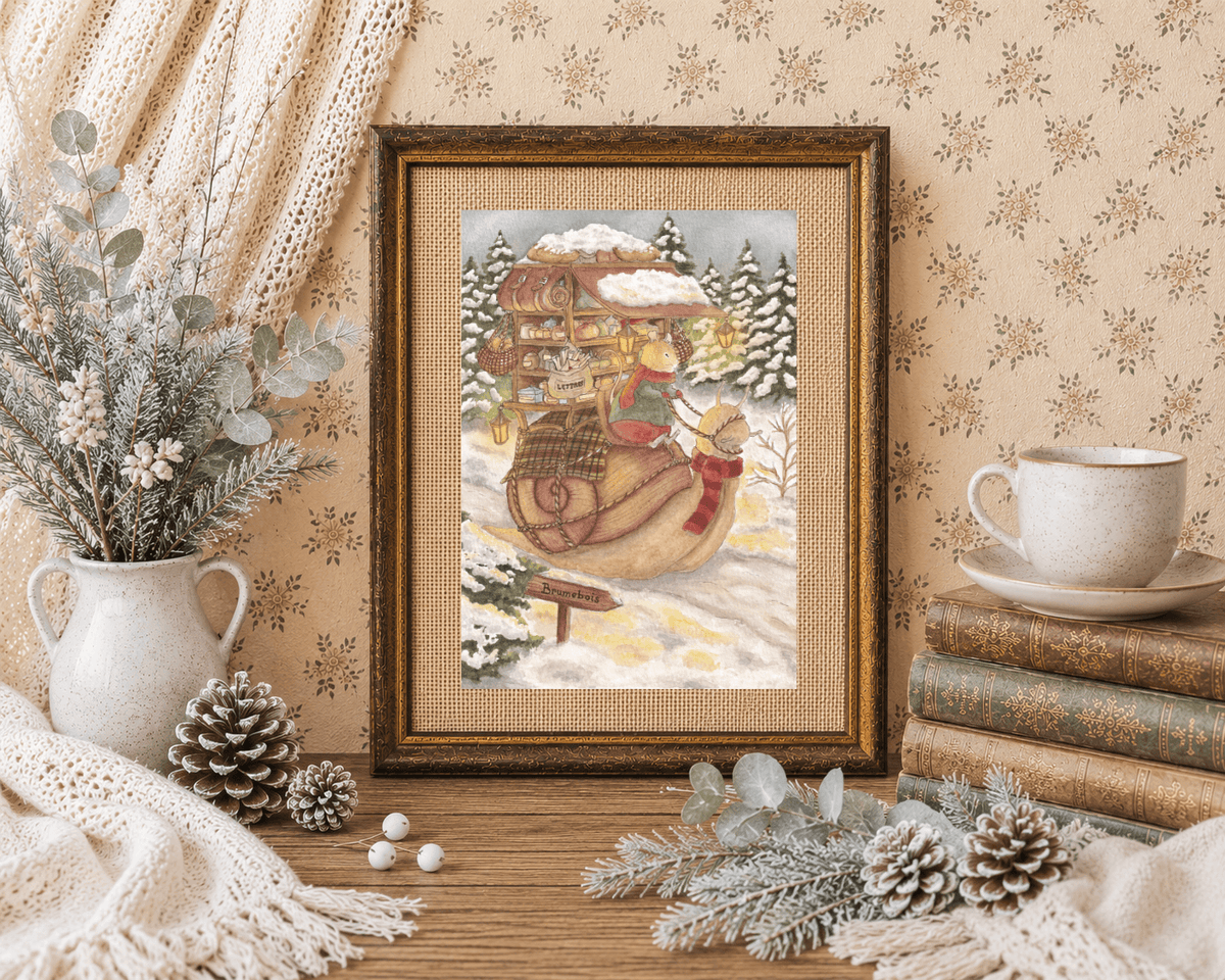 Illustration "Le Marchand Ambulant"
