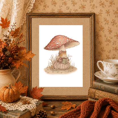 Illustration "Lecture Champignon"