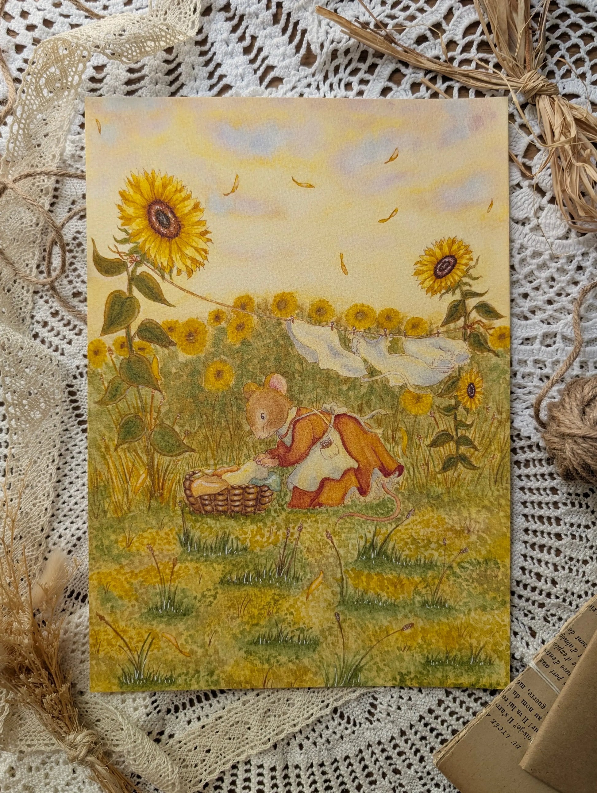 Illustration "Vent d'Été" Cosy Del Cottage