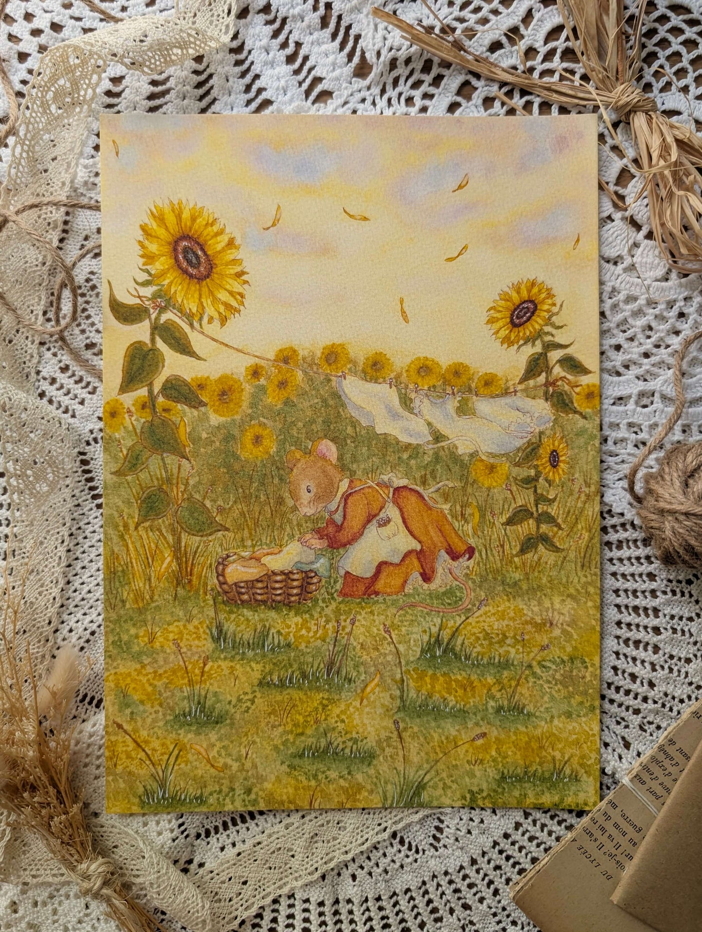 Illustration "Vent d'Été" Cosy Del Cottage