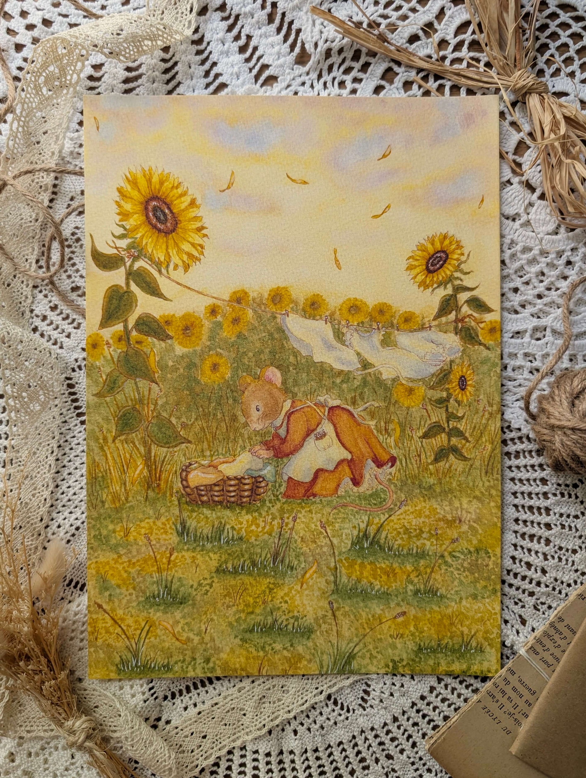 Illustration "Vent d'Été" Cosy Del Cottage