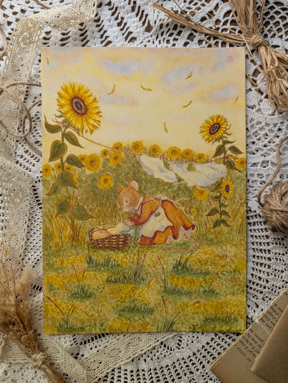 Illustration "Vent d'Été" Cosy Del Cottage