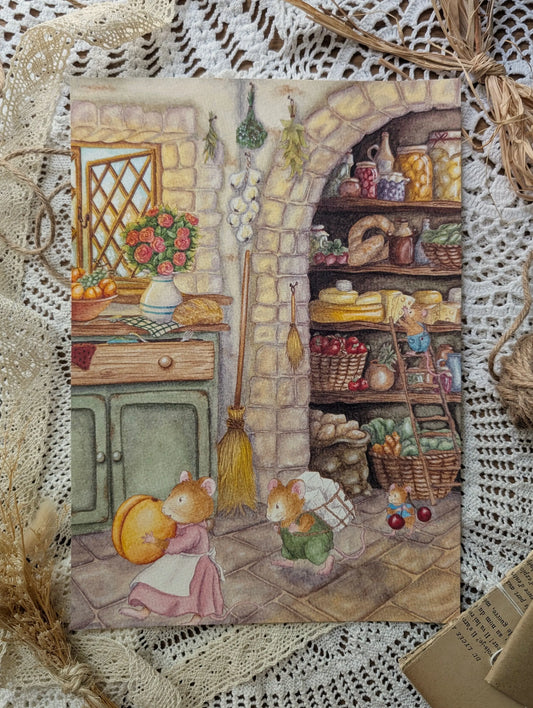 Illustration "Les Chapardeurs" Cosy Del Cottage