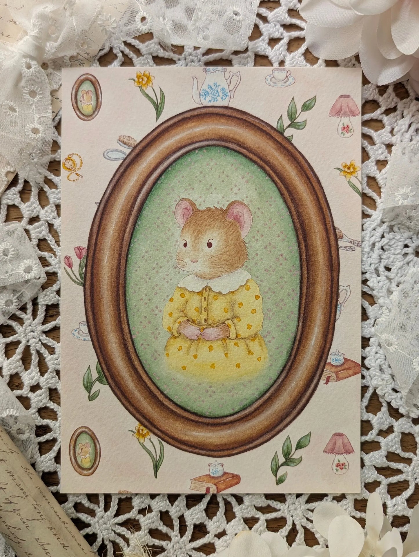 Illustration "Le Portrait" Cosy Del Cottage