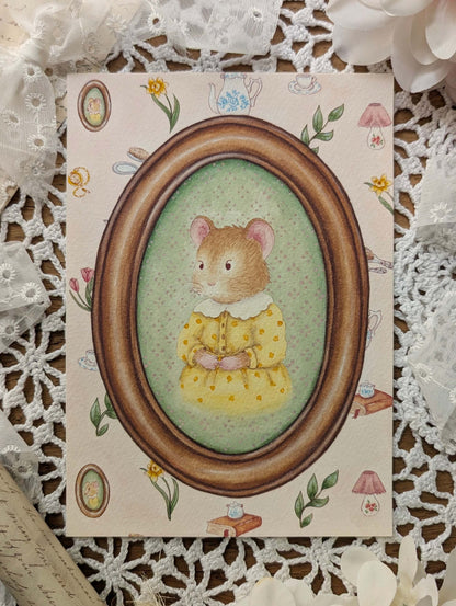 Illustration "Le Portrait" Cosy Del Cottage
