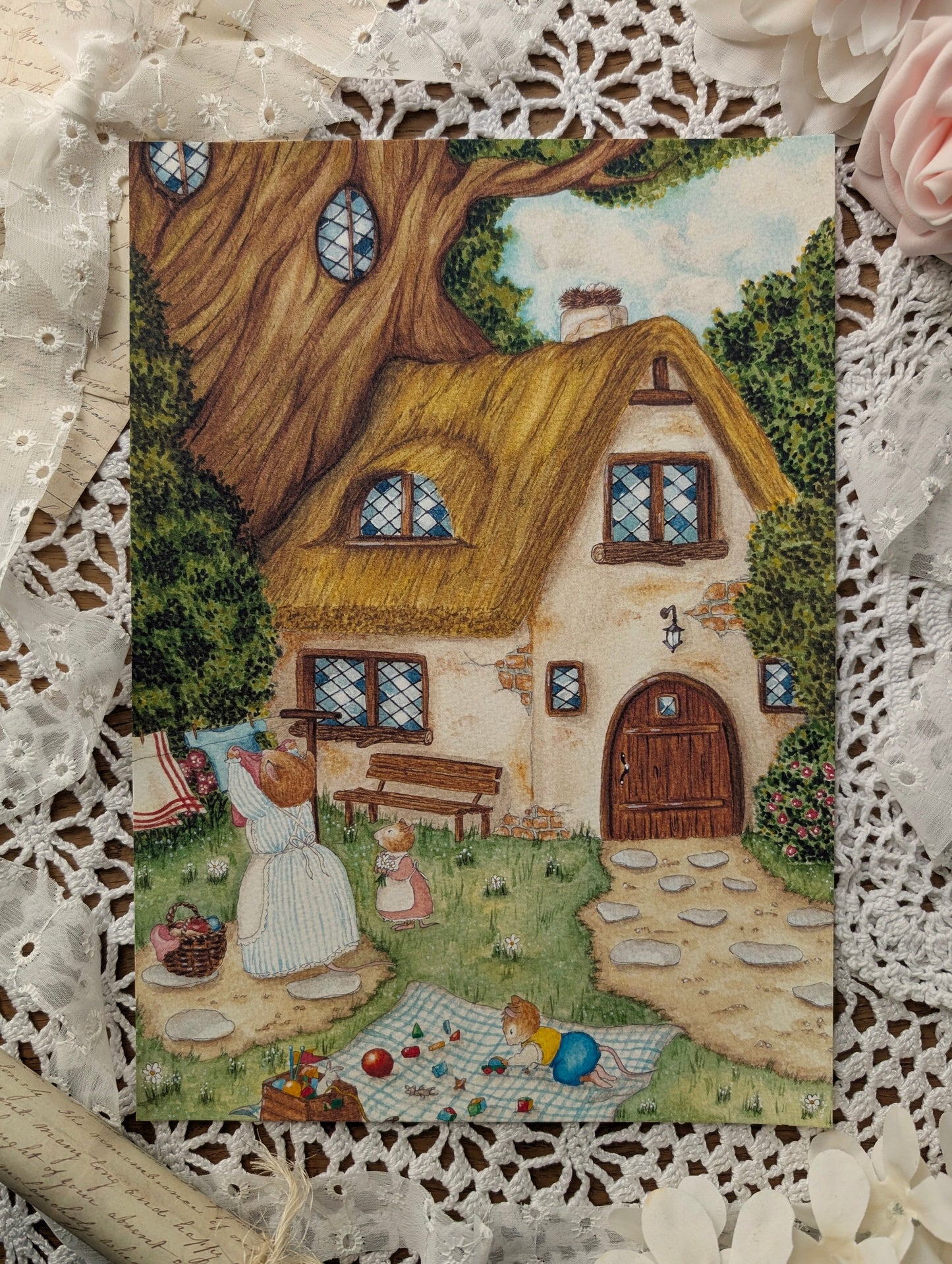 Illustration "La Petite Chaumière" Cosy Del Cottage