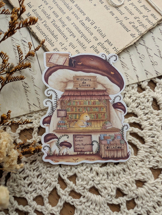 Sticker "Histoire de Livres" Cosy Del Cottage