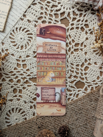 Marque-page "Histoire de Livres" Cosy Del Cottage