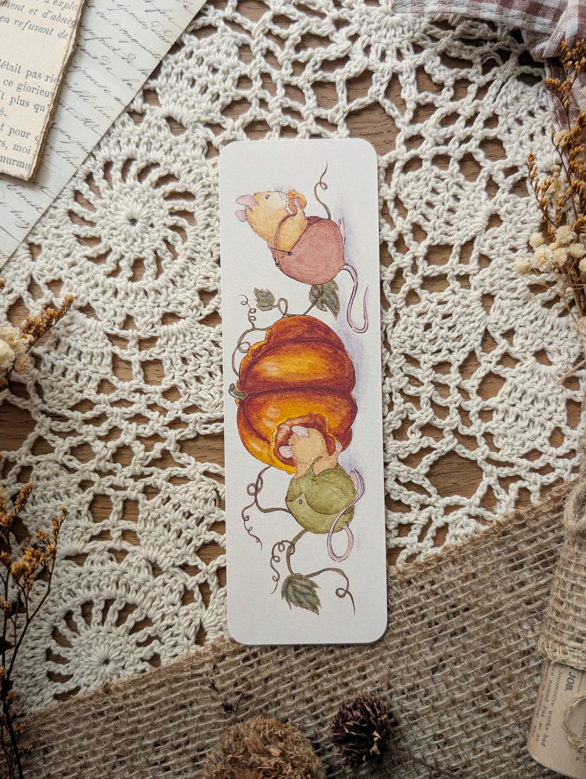 Marque-page "Grignotage" Cosy Del Cottage