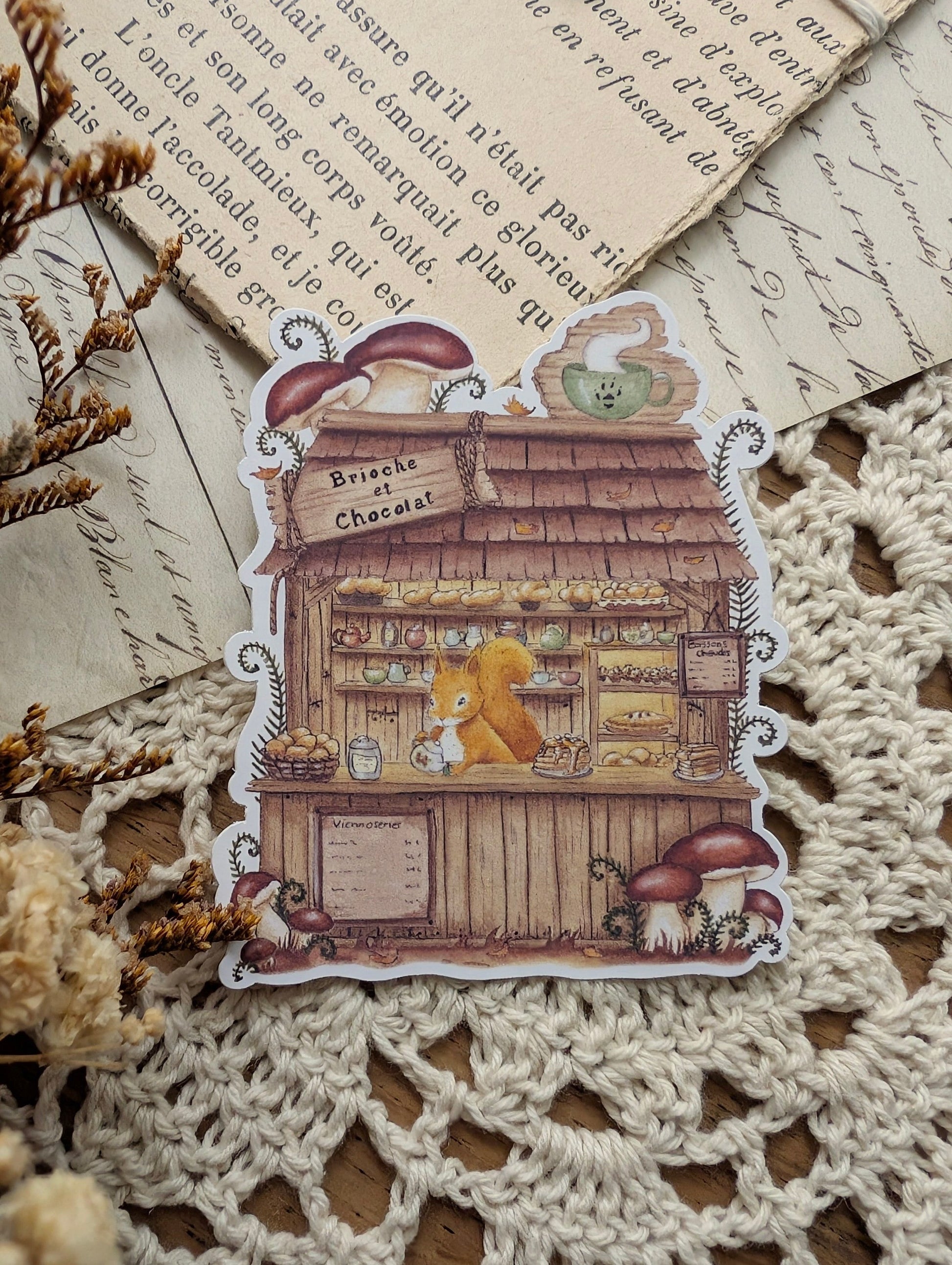Sticker "Brioche et Chocolat" Cosy Del Cottage