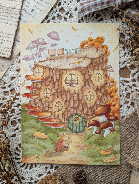 Illustration "La Souche" Cosy Del Cottage