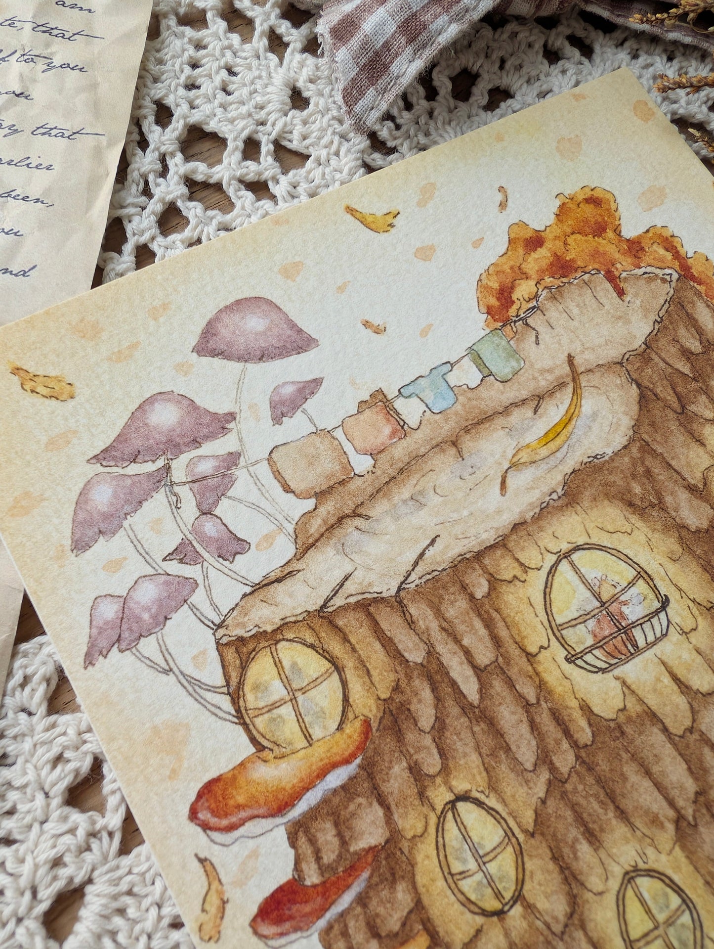 Illustration "La Souche" Cosy Del Cottage