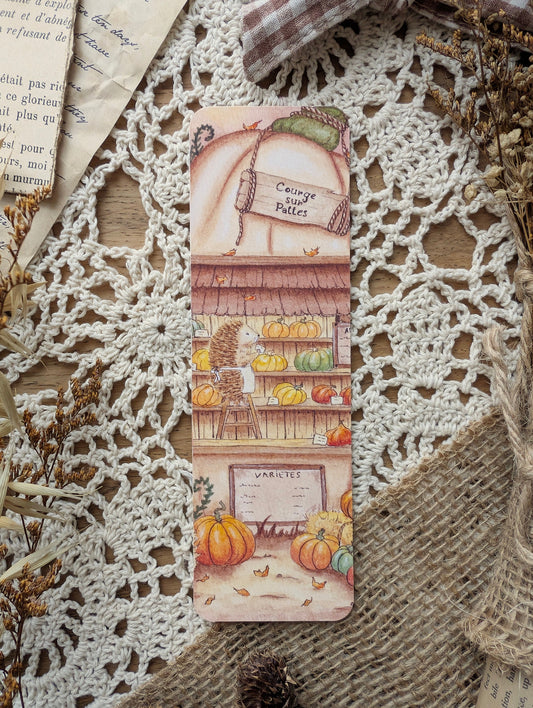 Marque-page "Courge sur Pattes" Cosy Del Cottage