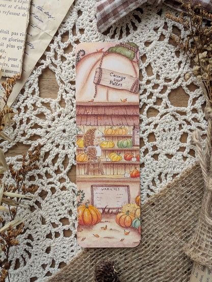 Marque-page "Courge sur Pattes" Cosy Del Cottage