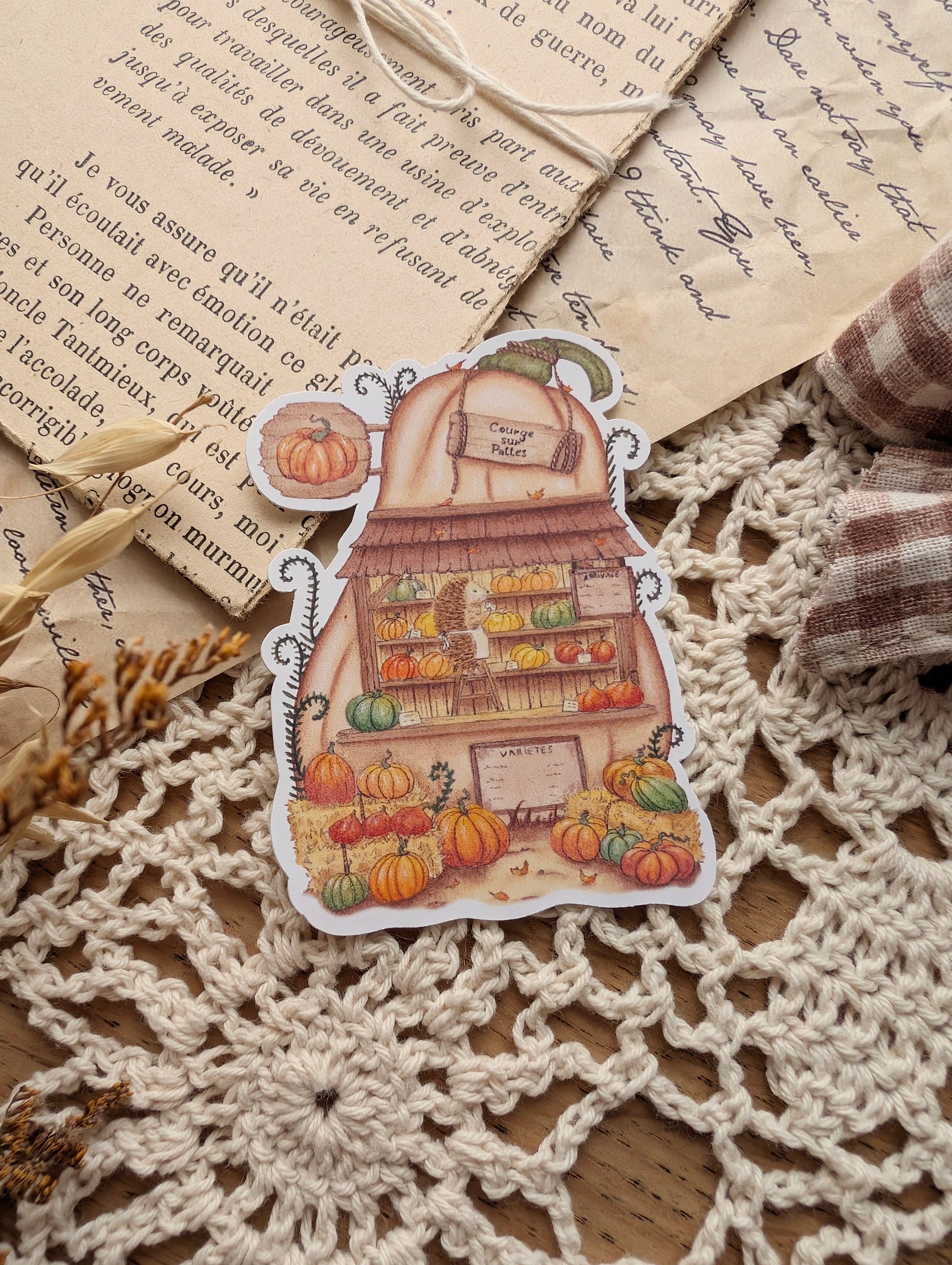 Sticker "Courge sur Pattes" Cosy Del Cottage