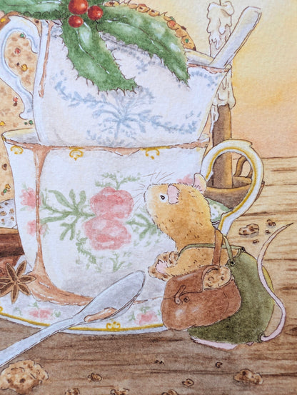 Illustration "Ramasse-Miettes" Cosy Del Cottage