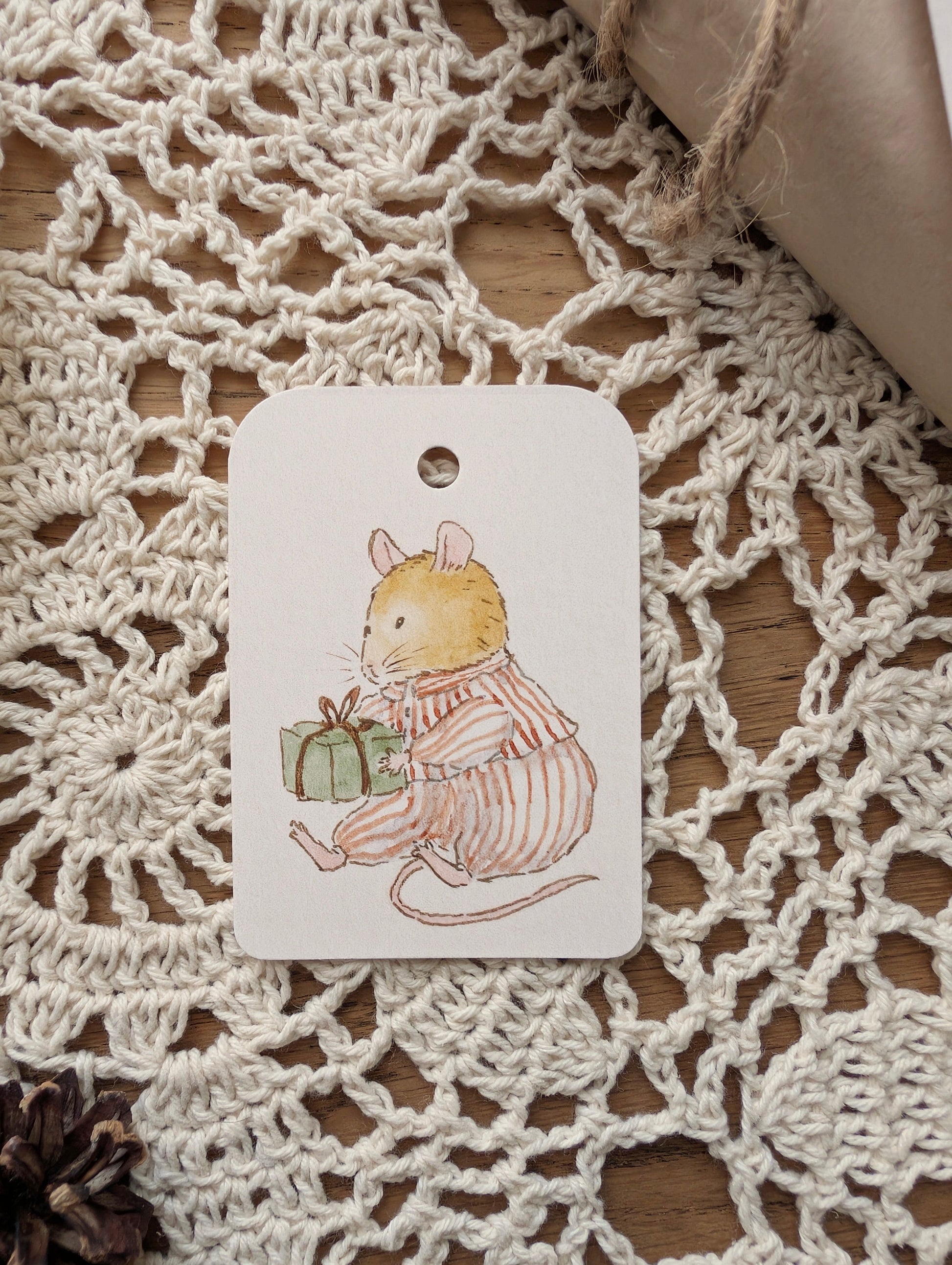 Étiquettes Cadeaux Cosy Del Cottage