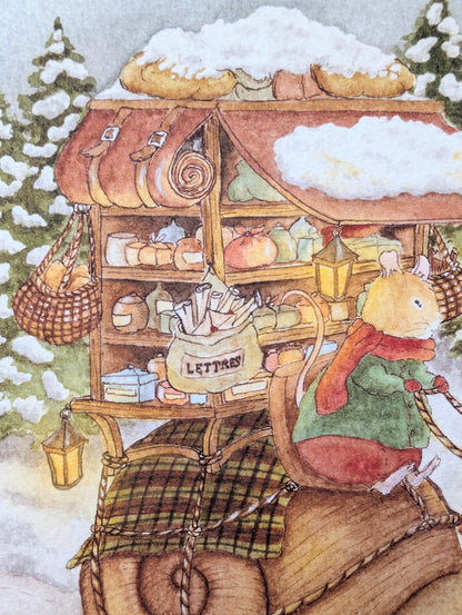 Illustration "Le Marchand Ambulant" Cosy Del Cottage