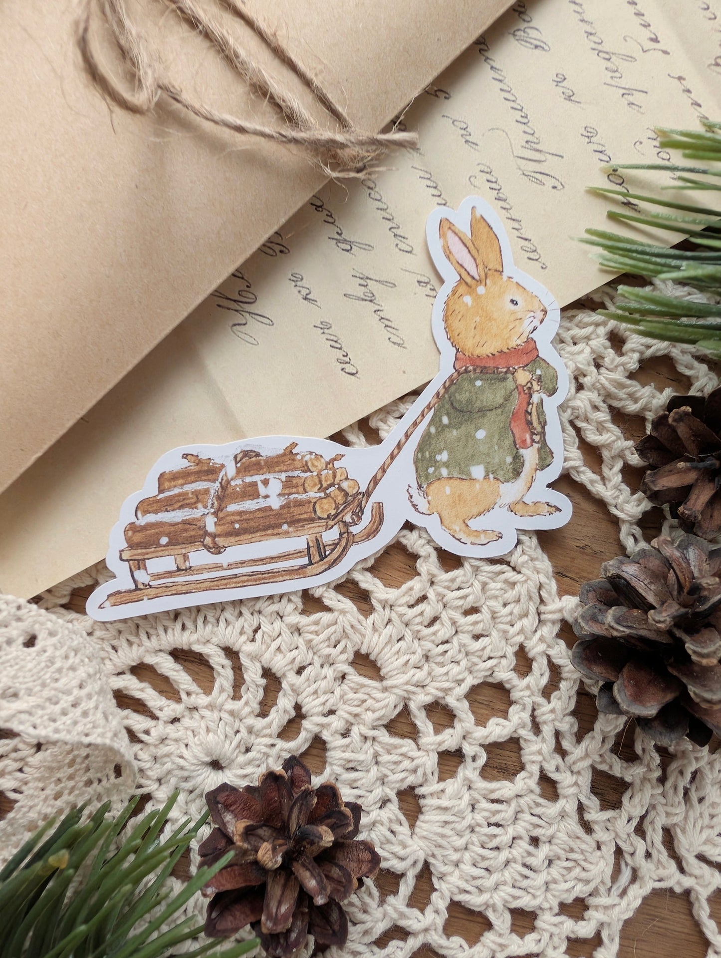 Sticker "Retour au Cottage" Cosy Del Cottage