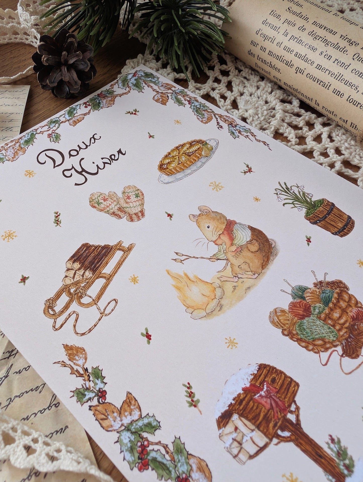 Illustration "Doux Hiver"