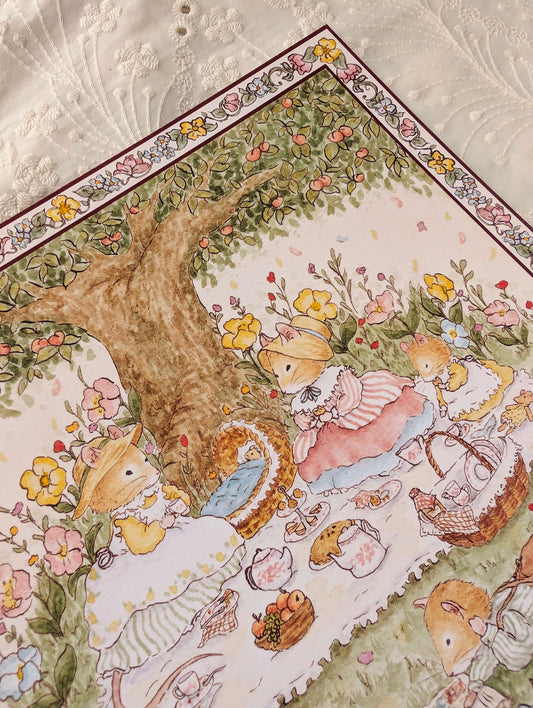 Illustration "Pique-nique Ensoleillé" Cosy Del Cottage