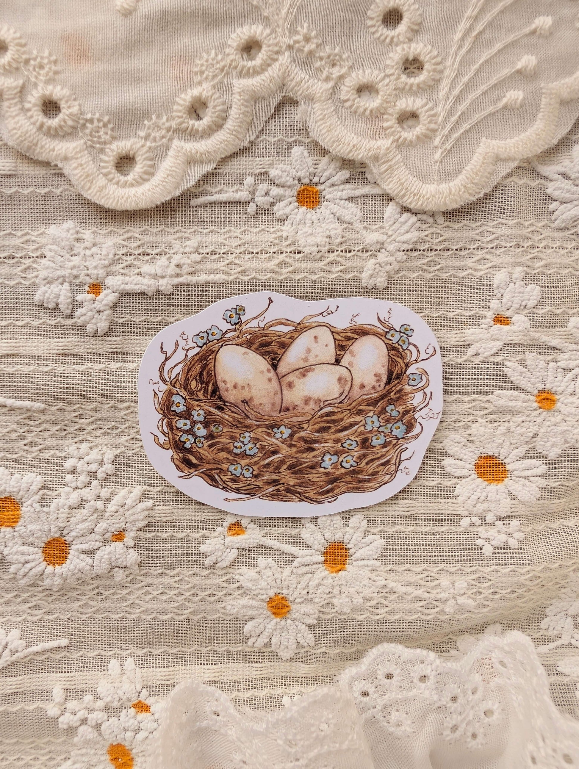 Sticker "Le Nid Fleuri" Cosy Del Cottage
