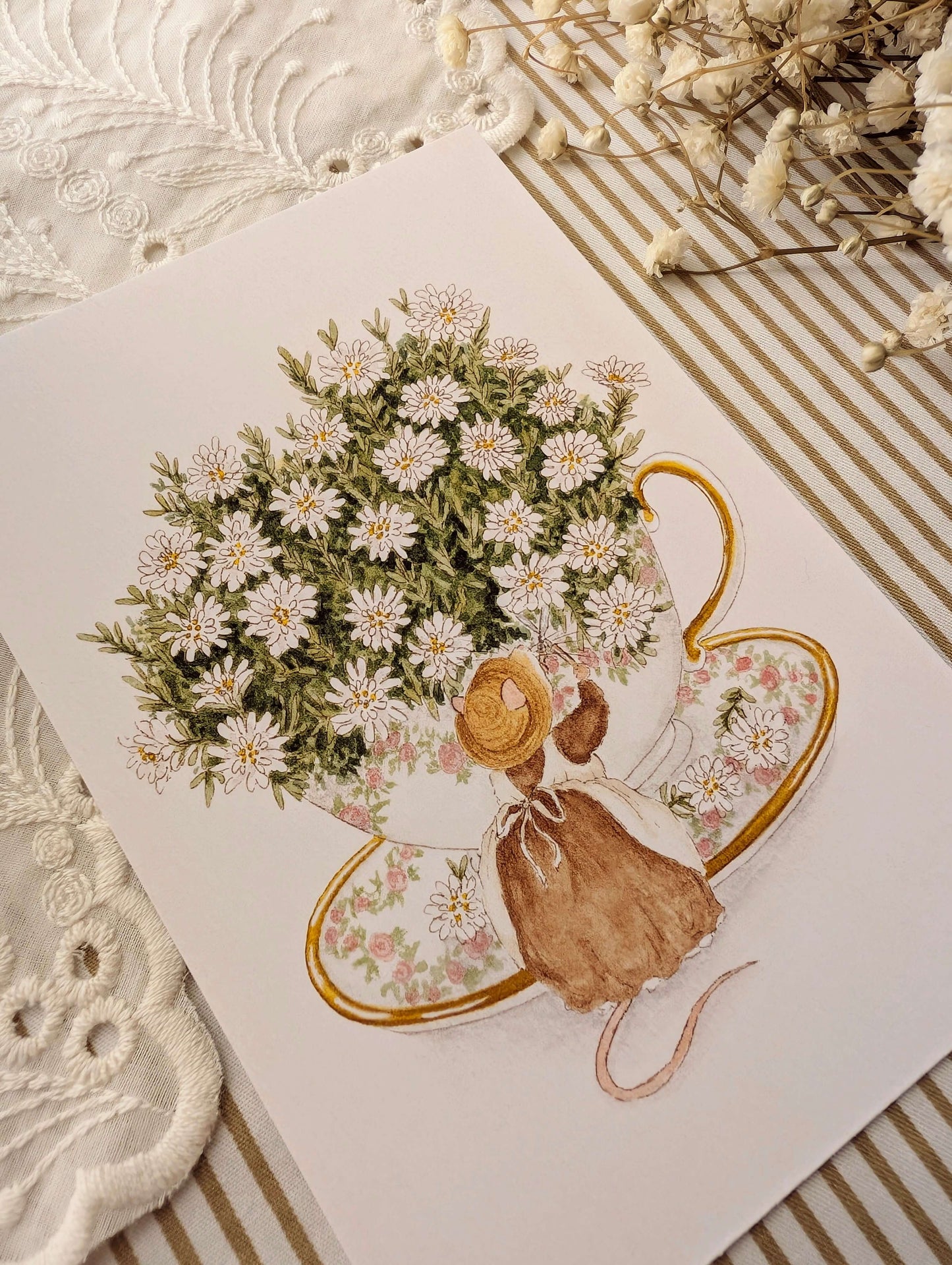 Illustration "La Corbeille d'Argent" Cosy Del Cottage