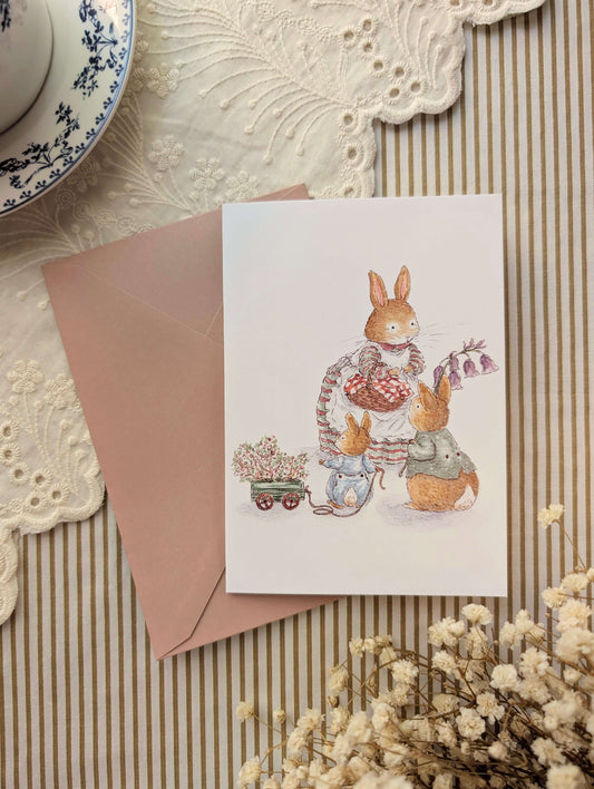 Carte pliée "Pour Maman" Cosy Del Cottage