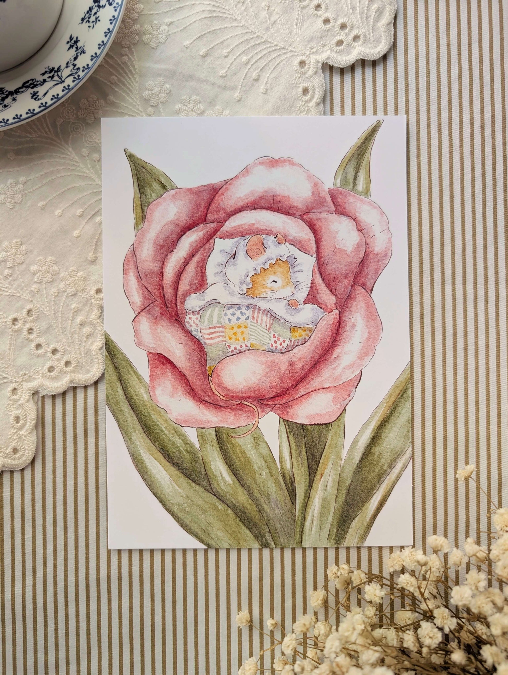 Illustration "Souris des Champs" Cosy Del Cottage