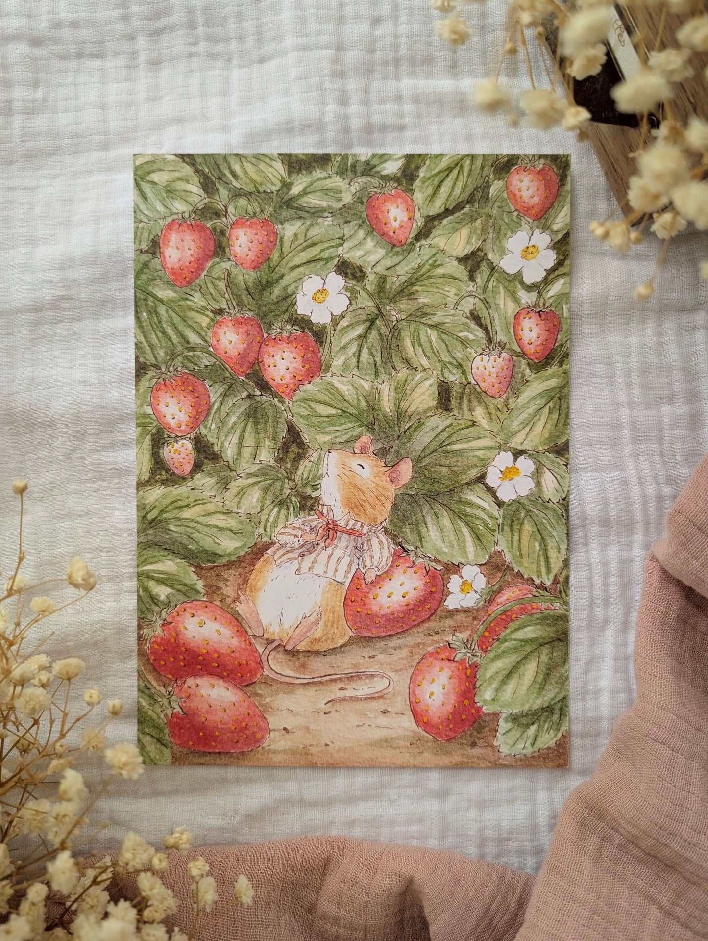 Illustration "Dans Les Fraises"