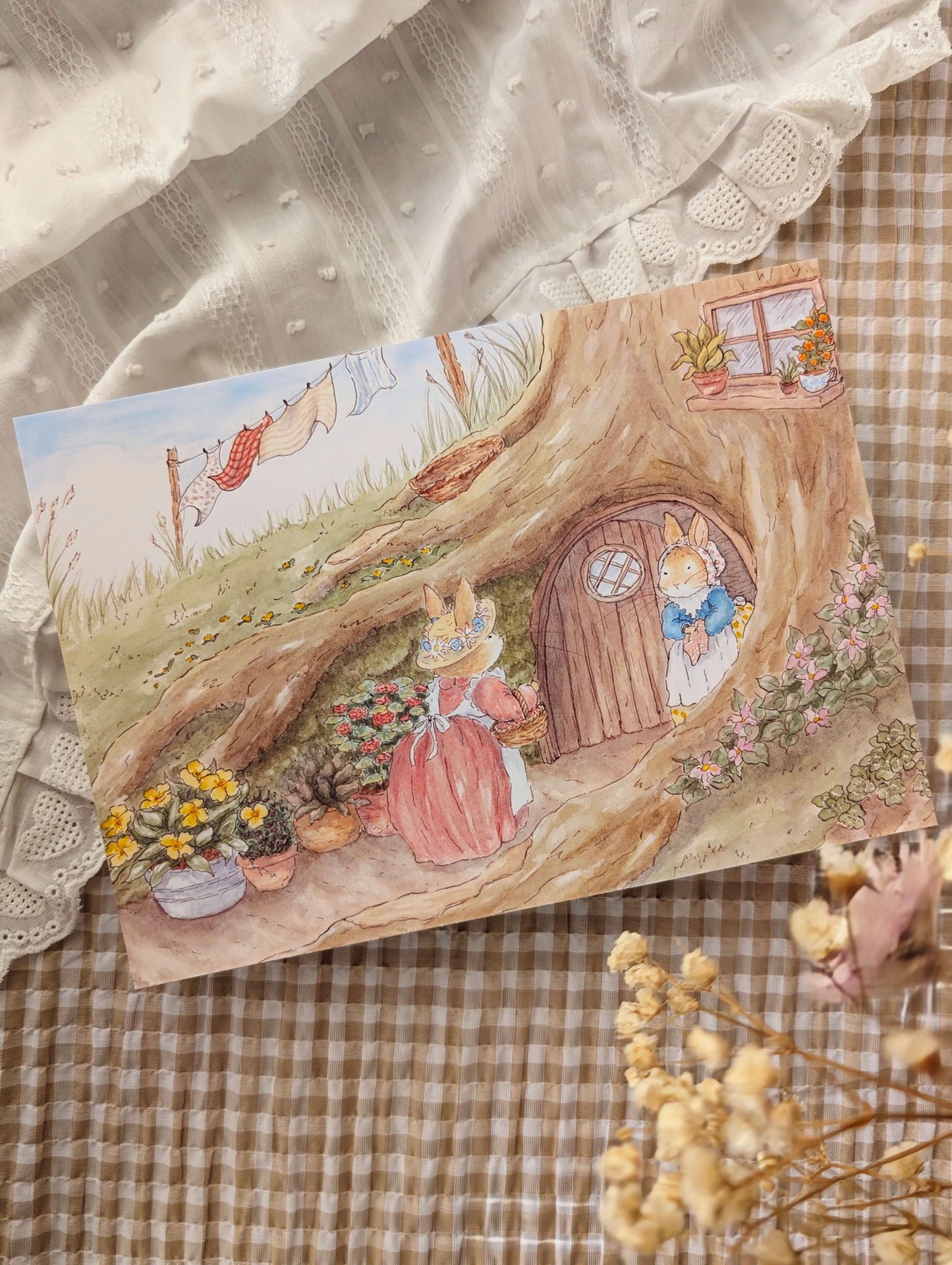 Illustration "Visite au Vieux Chêne"